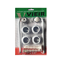 Монтажный комплект для радиаторов 1/2" с 2 кронштейнами ViEiR VR11A