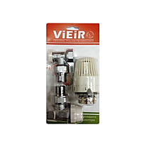 Терморегулирующий комплект для радиатора угловой 3/4" VIEIR VR311 (3 в 1)