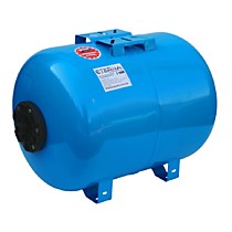 Гидроаккумулятор Eterna Г 100 П горизонтальный  расширительный бак 100 литров синий