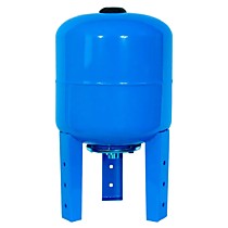 Гидроаккумулятор 36 л вертикальный синий АКВАБРАЙТ ГМ-36В, объем 36 литра для холодной воды