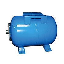 Гидроаккумулятор 50 л,  горизонтальный синий бак мембранный расширительный ViEiR VFC-50 для систем холодного водоснабжения