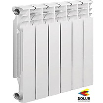 Алюминиевый радиатор отопления Solur PREMIUM А-500 4 секции ALUM04