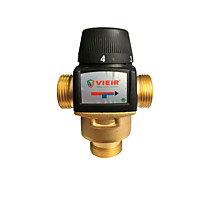 Термостатический трёхходовой смесительный клапан 1" (20-45℃,KVS4,5) ViEiR VR201A
