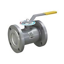 Кран шаровой LD КШЦФ Regula Ду20 Ру40 020.040.Н/П.02 регулирующий, стандартнопроходной, цельносварной, фланцевый, двухходовой, стальной Ст20, уплотнение - PTFE, ручка-рычаг 